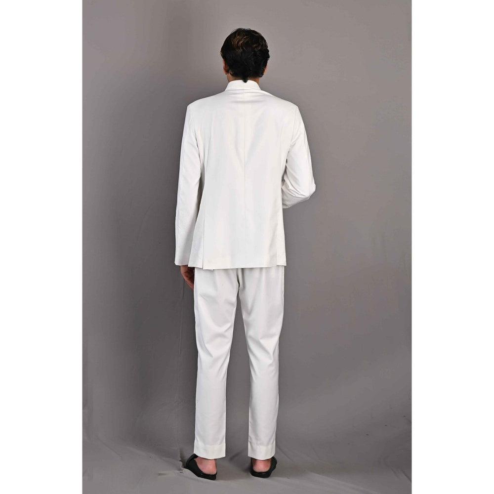 Bohame Carmine Embroidered Bandhgala (Set of 2)