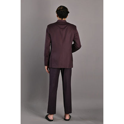 Bohame Casper Embroidered Bandhgala (Set of 2)