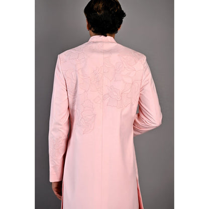 Bohame Laurent Embroidered Kurta (Set of 2)