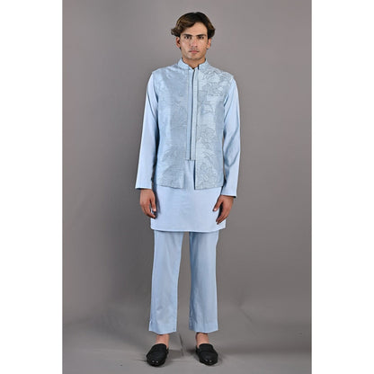 Bohame Terence Kurta with Nehru Jacket (Set of 3)