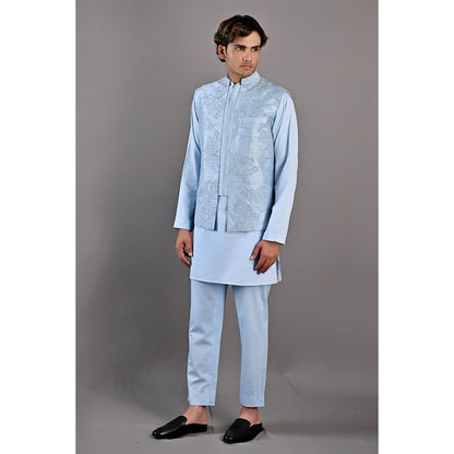 Bohame Terence Kurta with Nehru Jacket (Set of 3)