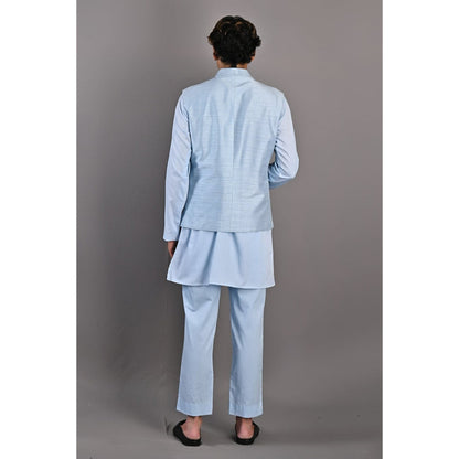 Bohame Terence Kurta with Nehru Jacket (Set of 3)