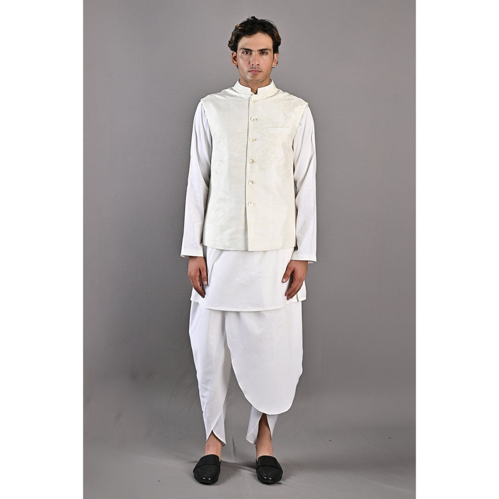 Bohame Tennyson Kurta with Nehru Jacket (Set of 3)