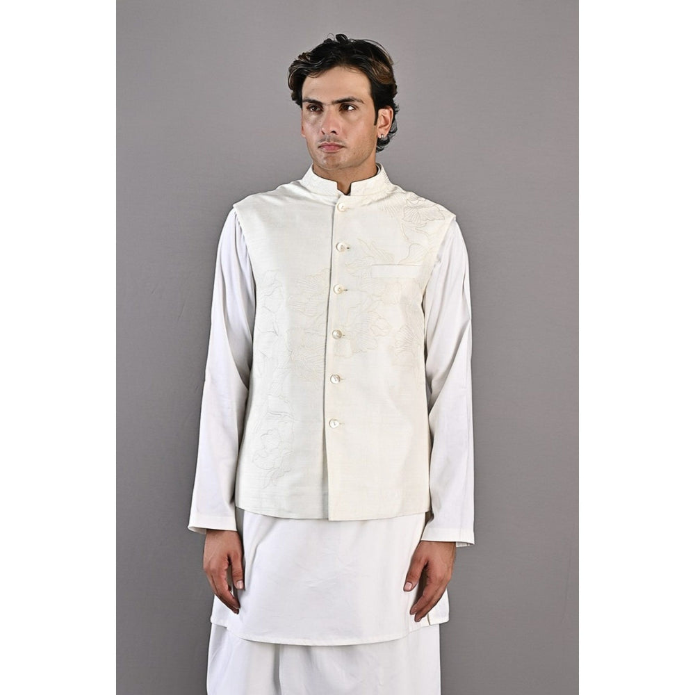 Bohame Tennyson Kurta with Nehru Jacket (Set of 3)