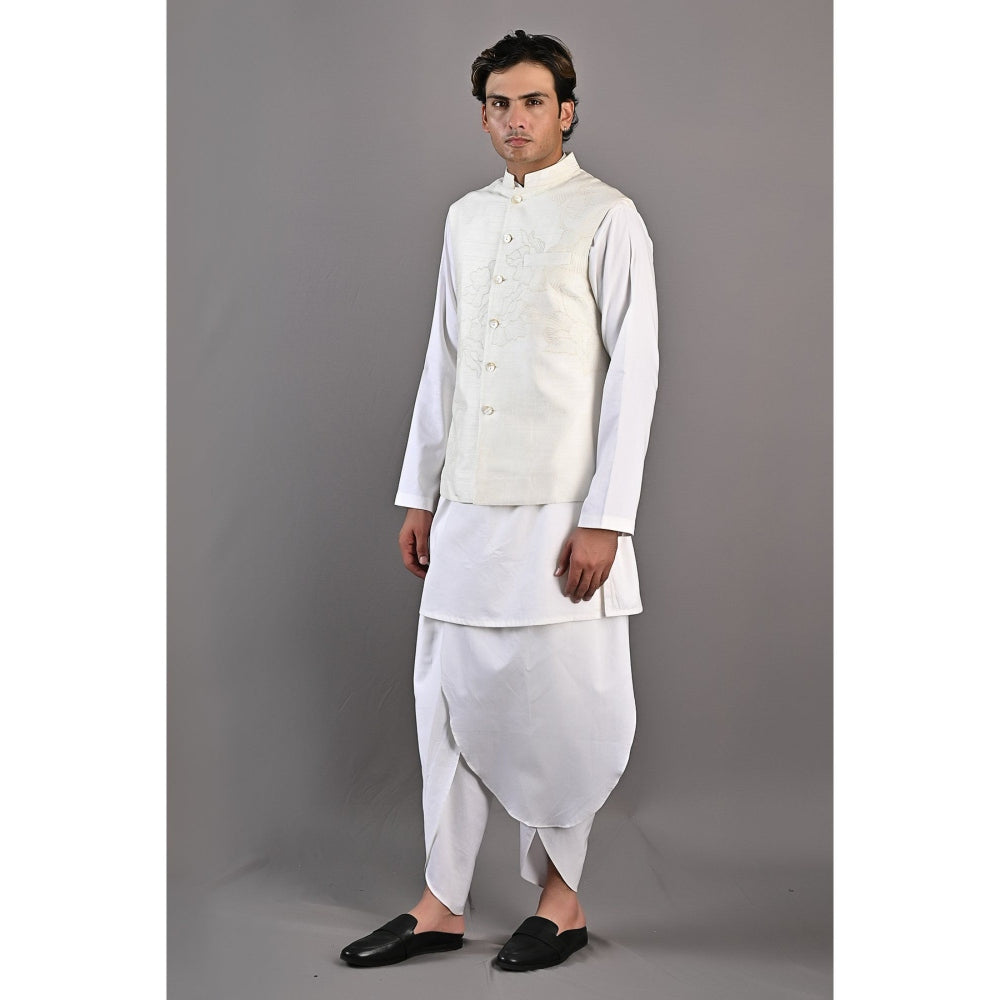 Bohame Tennyson Kurta with Nehru Jacket (Set of 3)