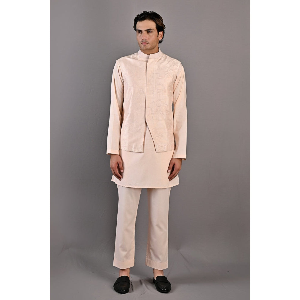 Bohame Laurence Kurta with Nehru Jacket (Set of 3)