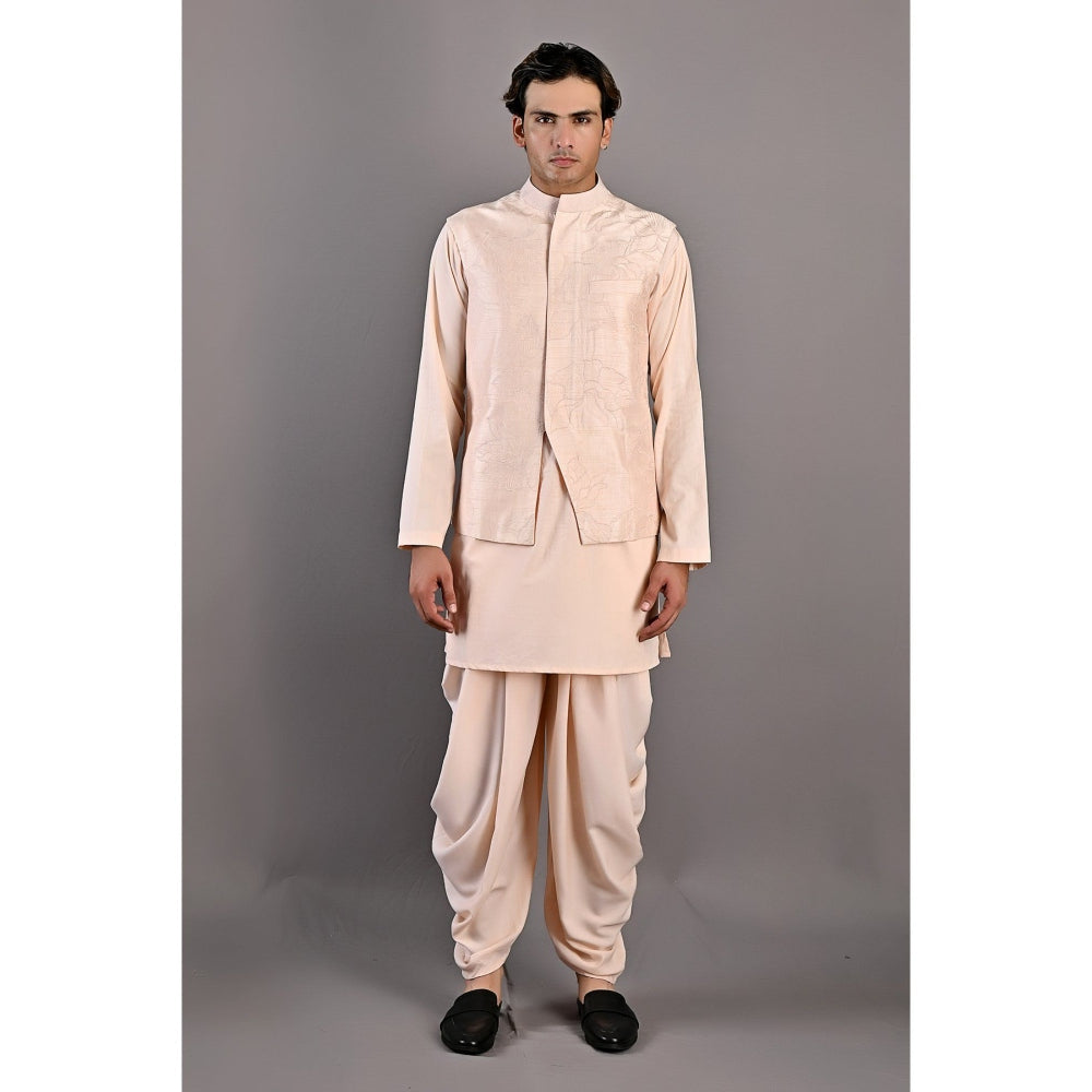 Bohame Crescendo Kurta with Nehru Jacket (Set of 3)