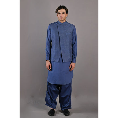 Bohame Garance Kurta with Nehru Jacket (Set of 3)