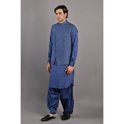 Bohame Garance Kurta with Nehru Jacket (Set of 3)