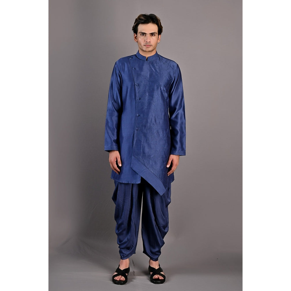 Bohame Jacinto Blue Kurta (Set of 2)