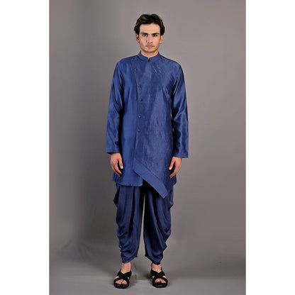 Bohame Jacinto Blue Kurta (Set of 2)