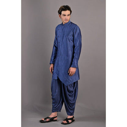 Bohame Jacinto Blue Kurta (Set of 2)