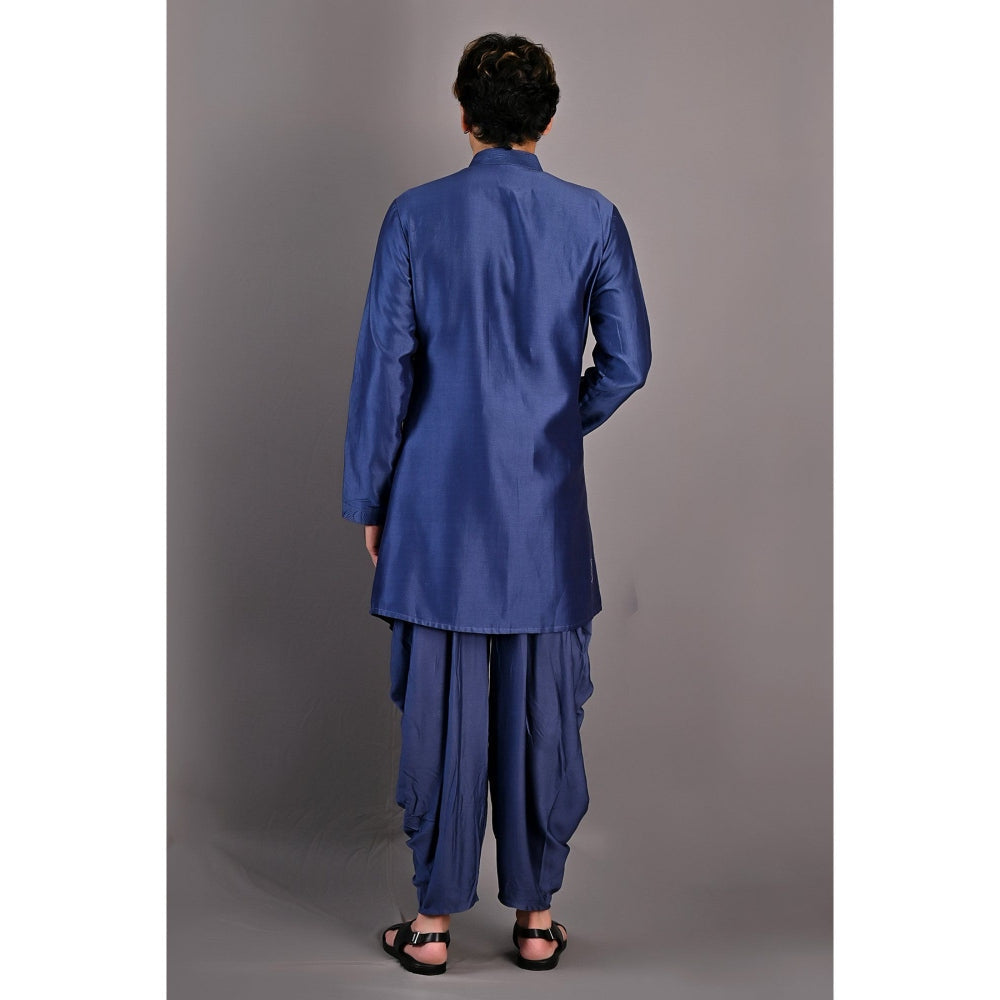 Bohame Jacinto Blue Kurta (Set of 2)