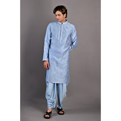 Bohame Mazus Powder Blue Kurta (Set of 2)