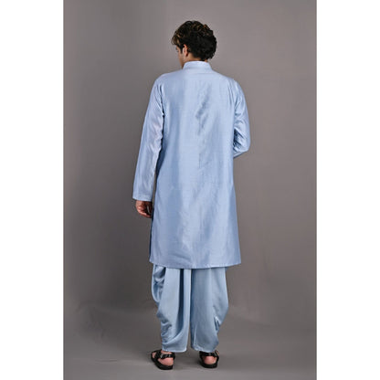 Bohame Mazus Powder Blue Kurta (Set of 2)