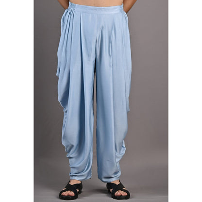 Bohame Mazus Powder Blue Kurta (Set of 2)