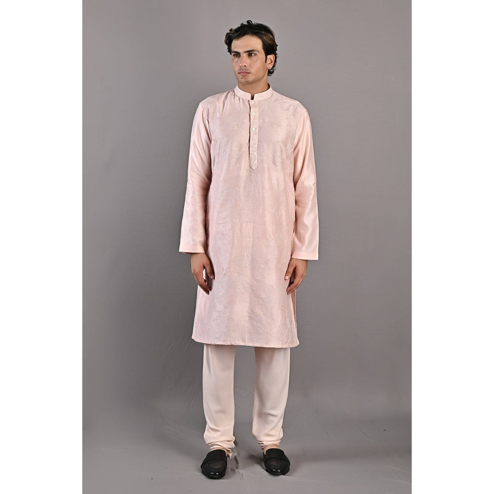 Bohame Myles Peach Kurta (Set of 2)