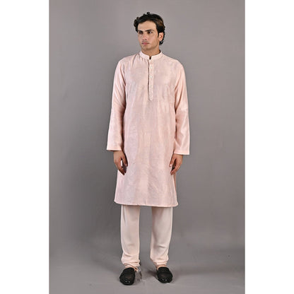 Bohame Myles Peach Kurta (Set of 2)