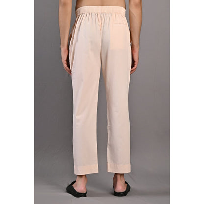 Bohame Leo Peach Kurta with Nehru Jacket (Set of 3)