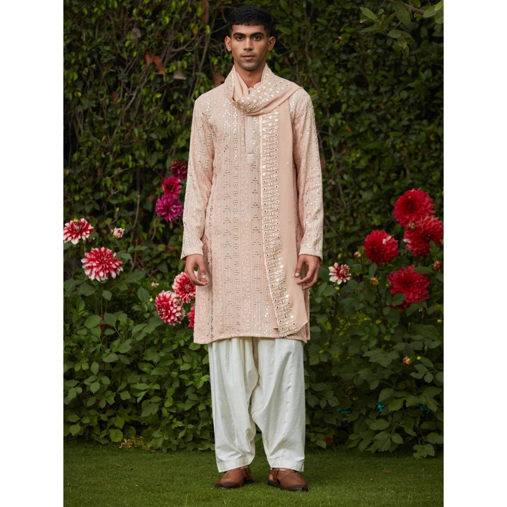 Bohame Mahira - Chikankari Kurta (Set of 3)