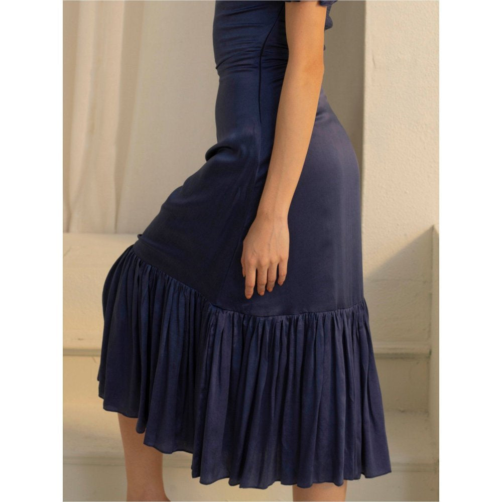 Bouji Lily Dress Navy Blue
