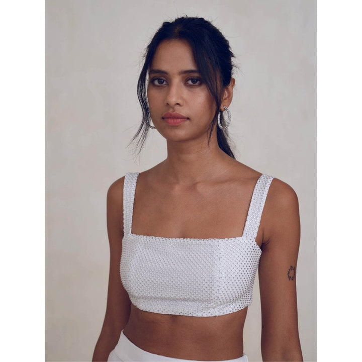 Bouji Tara Crop Top White