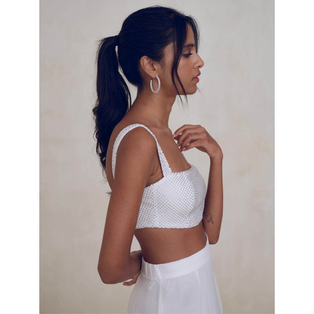 Bouji Tara Crop Top White