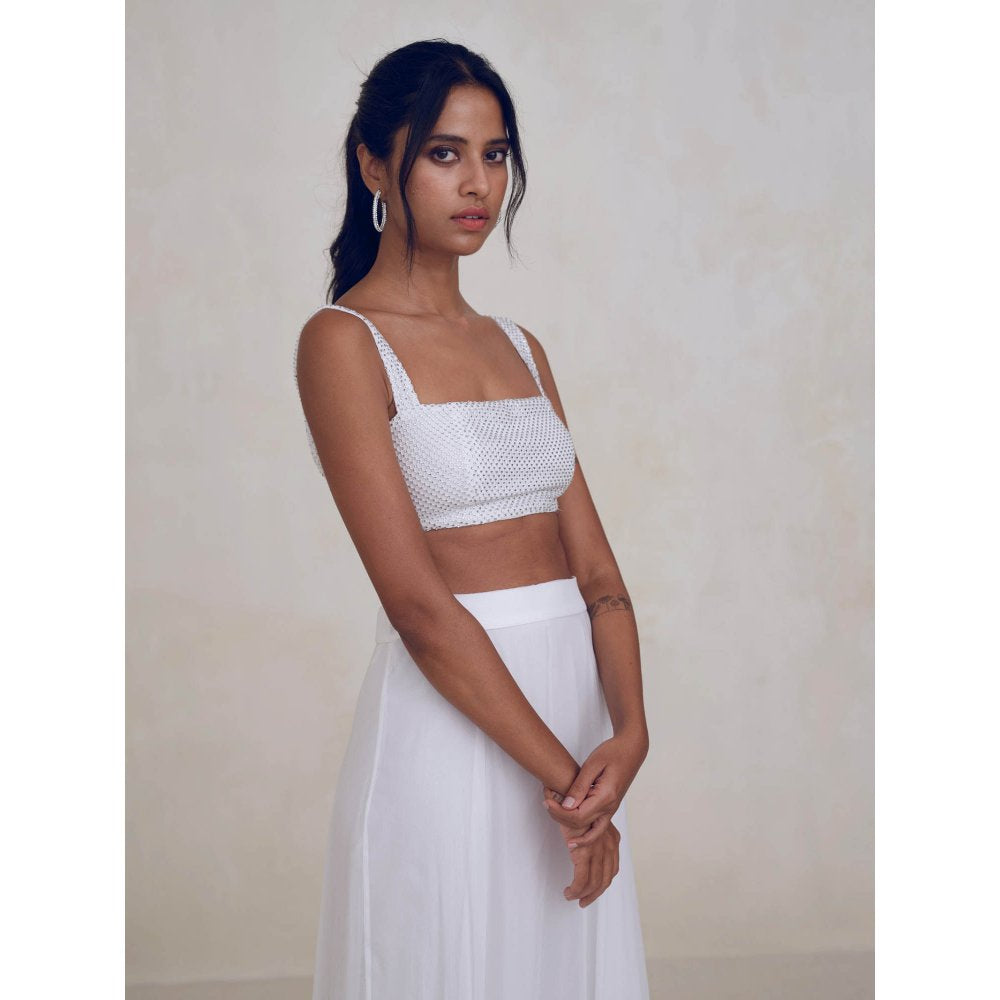 Bouji Tara Crop Top White