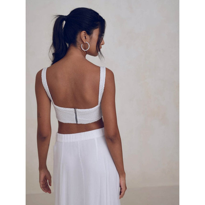 Bouji Tara Crop Top White