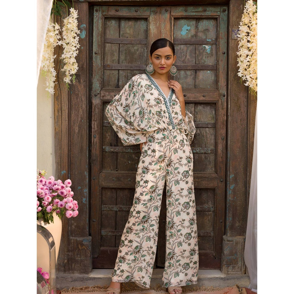 Chhavvi Aggarwal Off White Jumpsuit
