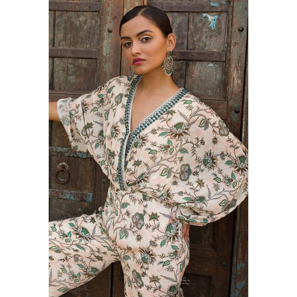 Chhavvi Aggarwal Off White Jumpsuit