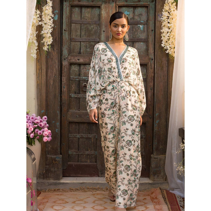 Chhavvi Aggarwal Off White Jumpsuit