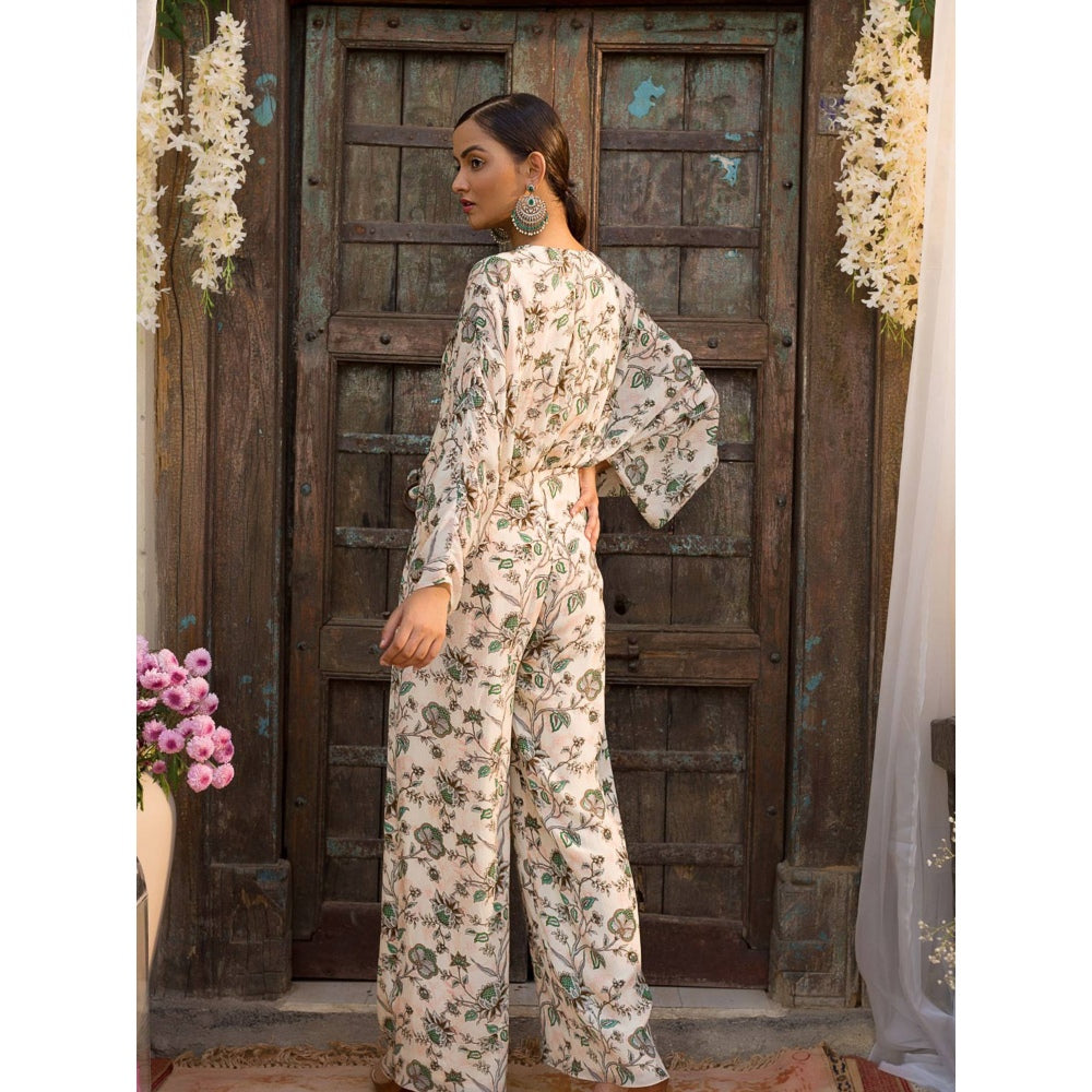Chhavvi Aggarwal Off White Jumpsuit