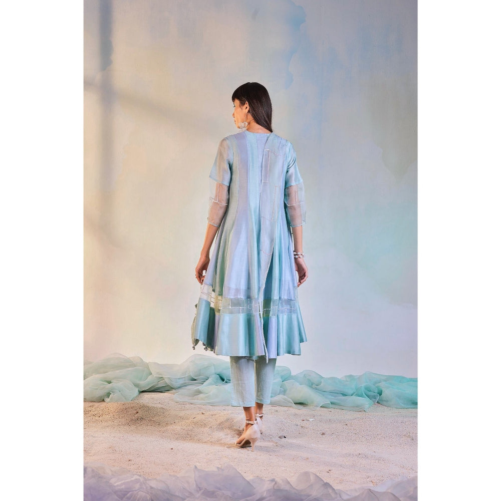 Charkhee Sequin Multi Anarkali Set (Set of 3)