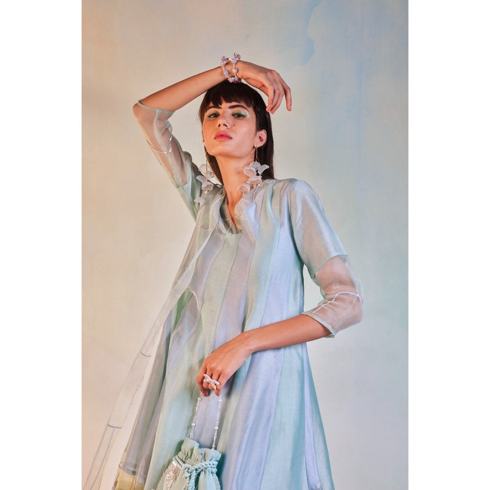 Charkhee Sequin Multi Anarkali Set (Set of 3)