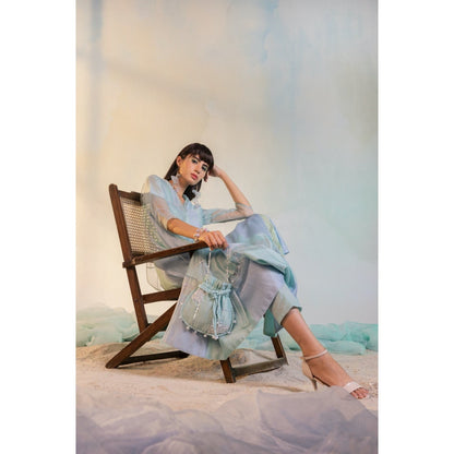 Charkhee Sequin Multi Anarkali Set (Set of 3)