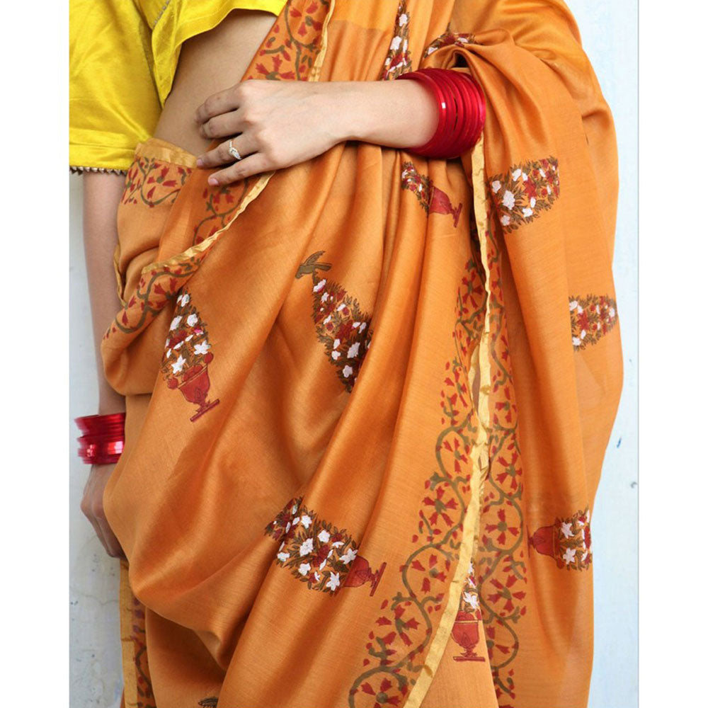 Chidiyaa Asmita Roshni Saree with Unstitched Blouse