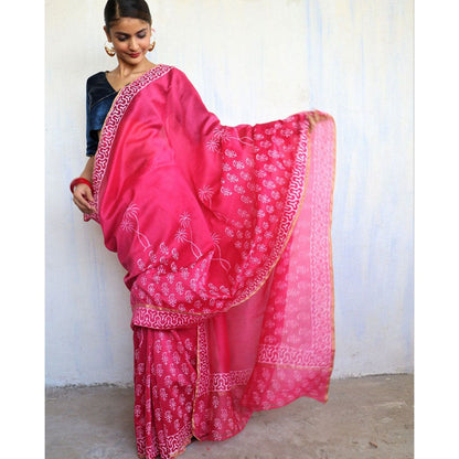 Chidiyaa Sameera Roshni Saree with Unstitched Blouse