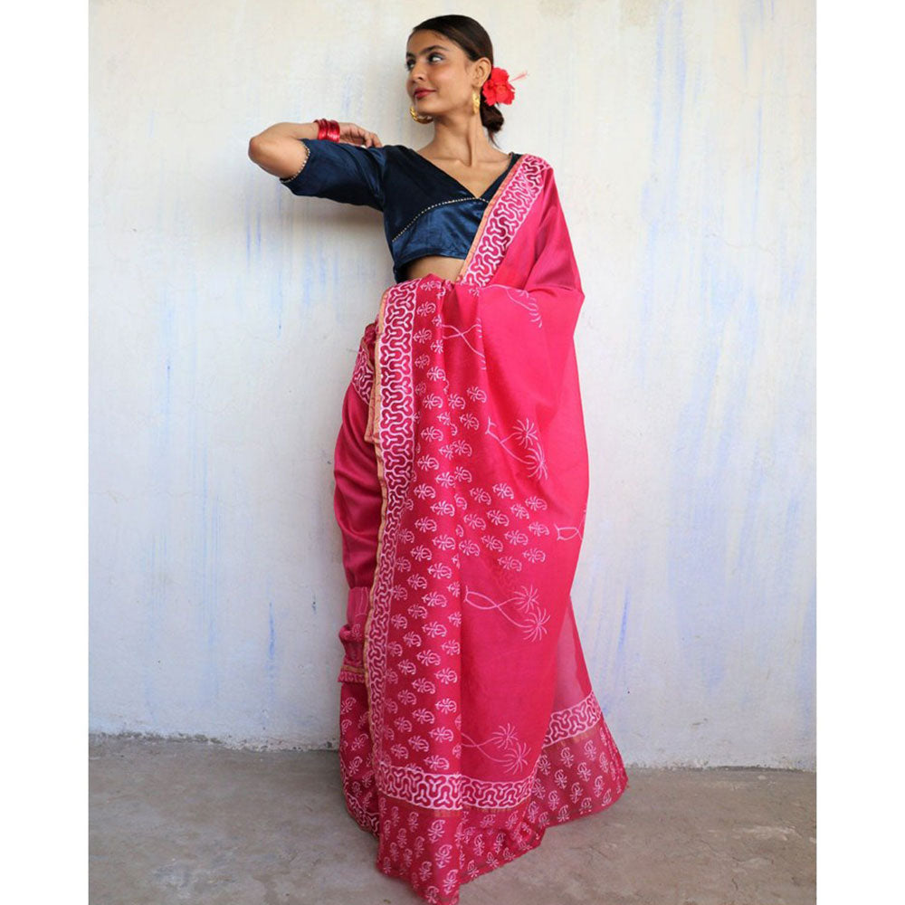 Chidiyaa Sameera Roshni Saree with Unstitched Blouse