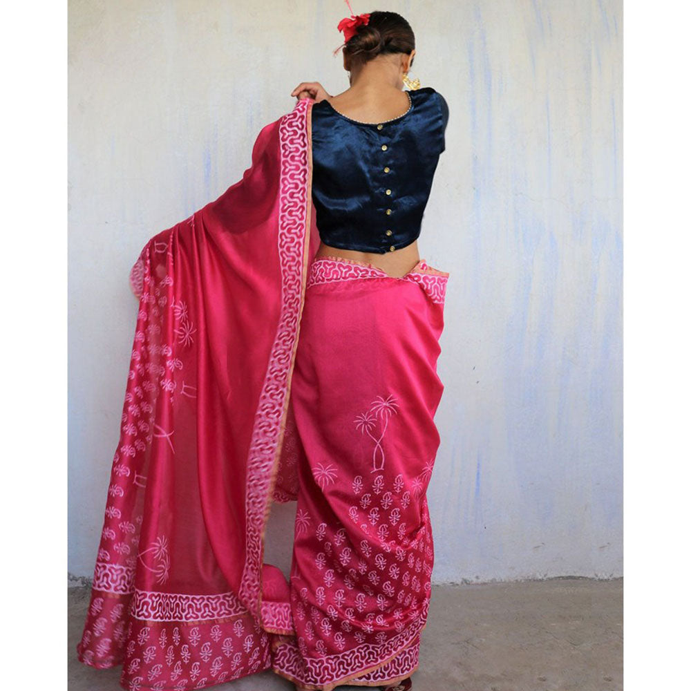 Chidiyaa Sameera Roshni Saree with Unstitched Blouse
