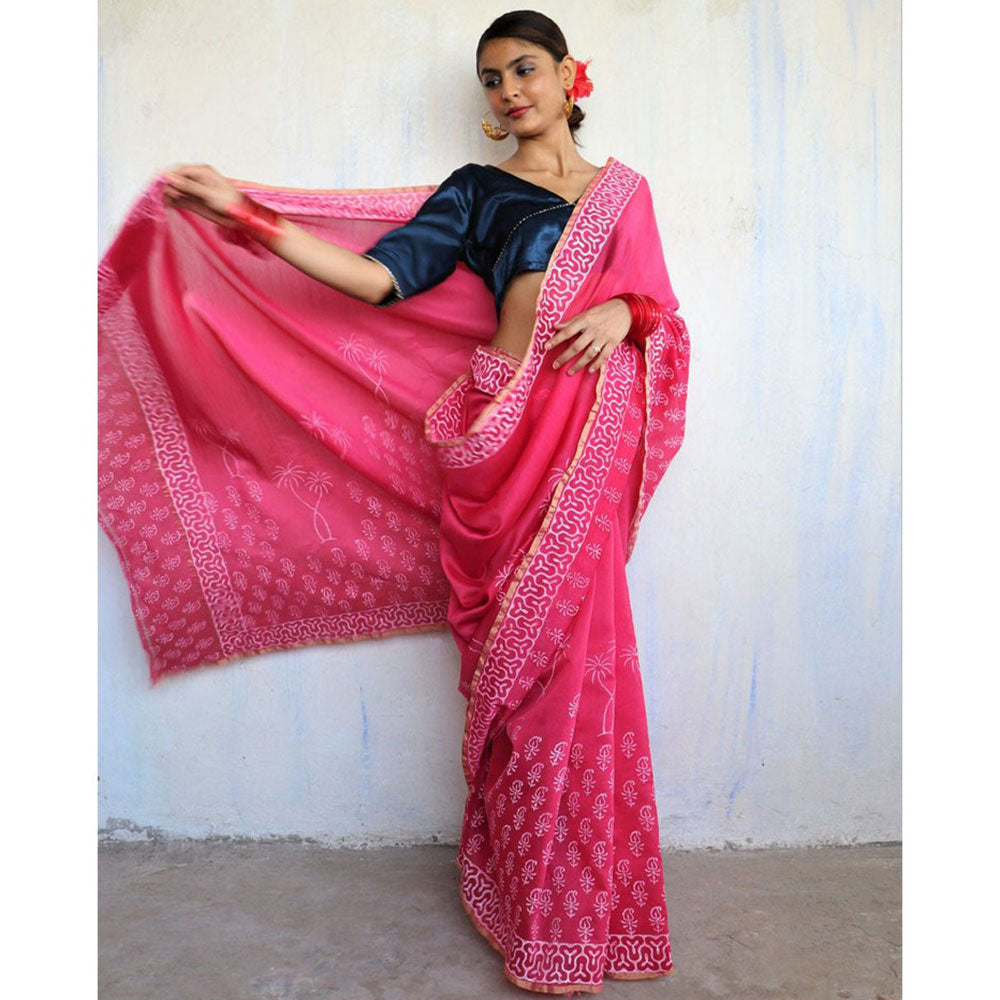 Chidiyaa Sameera Roshni Saree with Unstitched Blouse