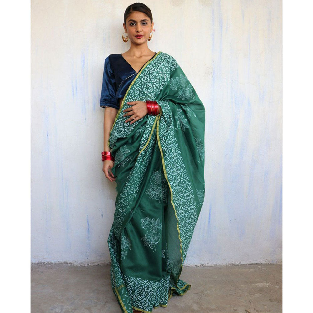 Chidiyaa Himanshi Roshni Saree with Unstitched Blouse