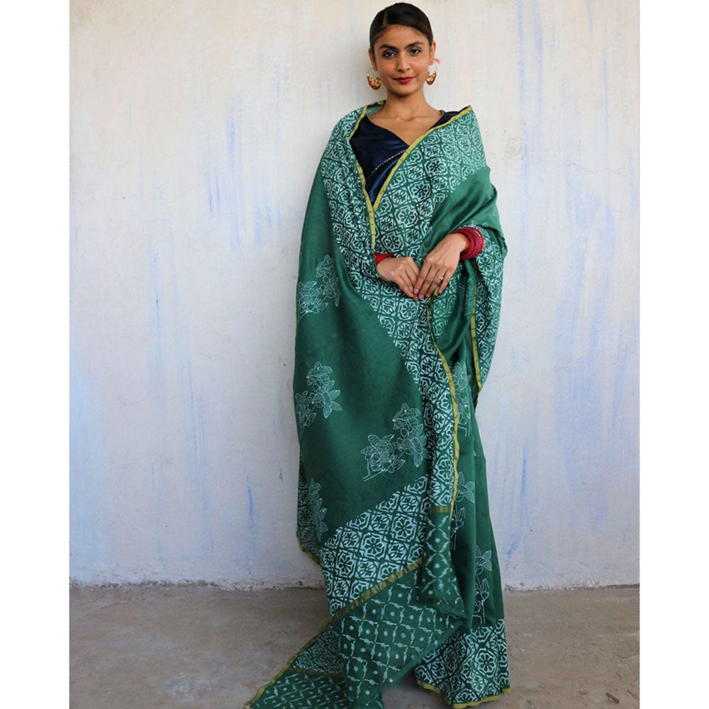 Chidiyaa Himanshi Roshni Saree with Unstitched Blouse