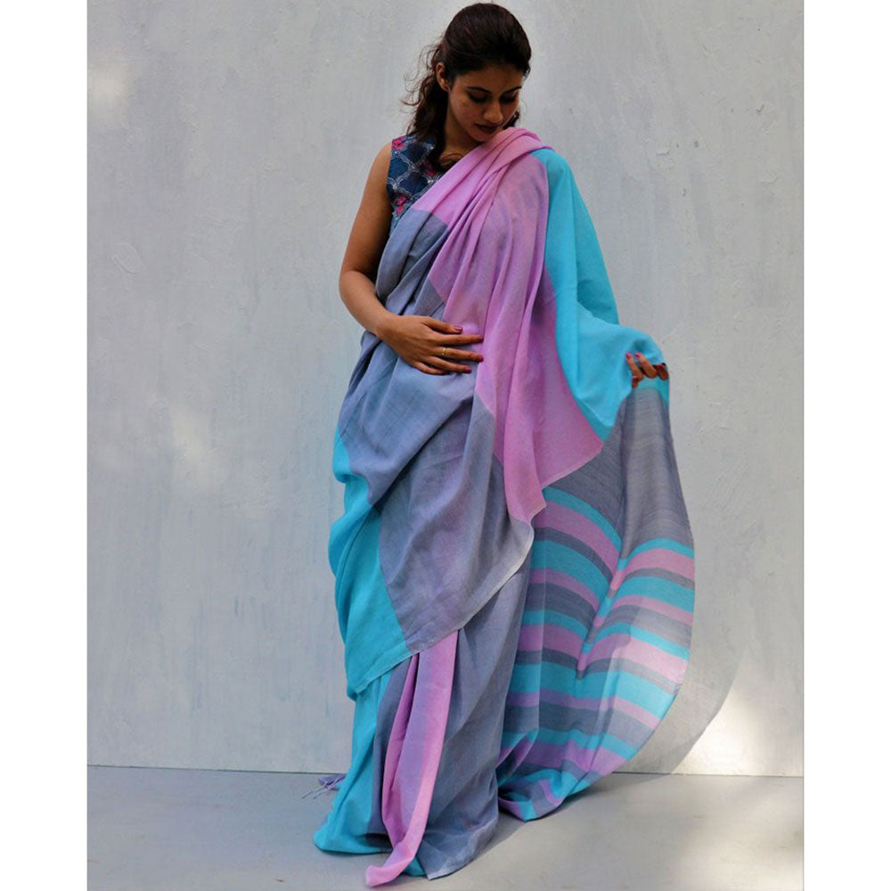 Chidiyaa Dhara Saree Bird Song with Unstitched Blouse