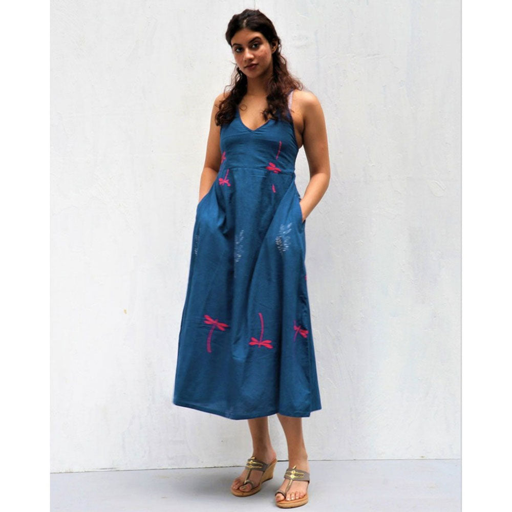Chidiyaa Midnight Meadow Neelanjali Dress