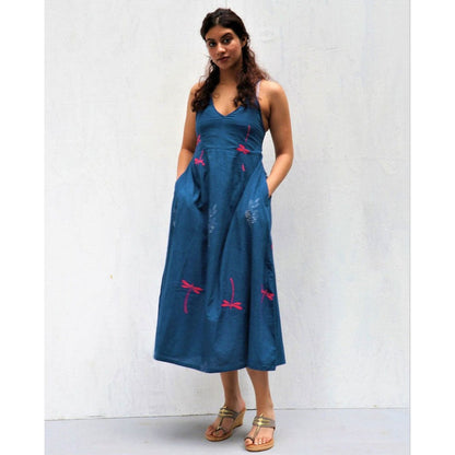Chidiyaa Midnight Meadow Neelanjali Dress