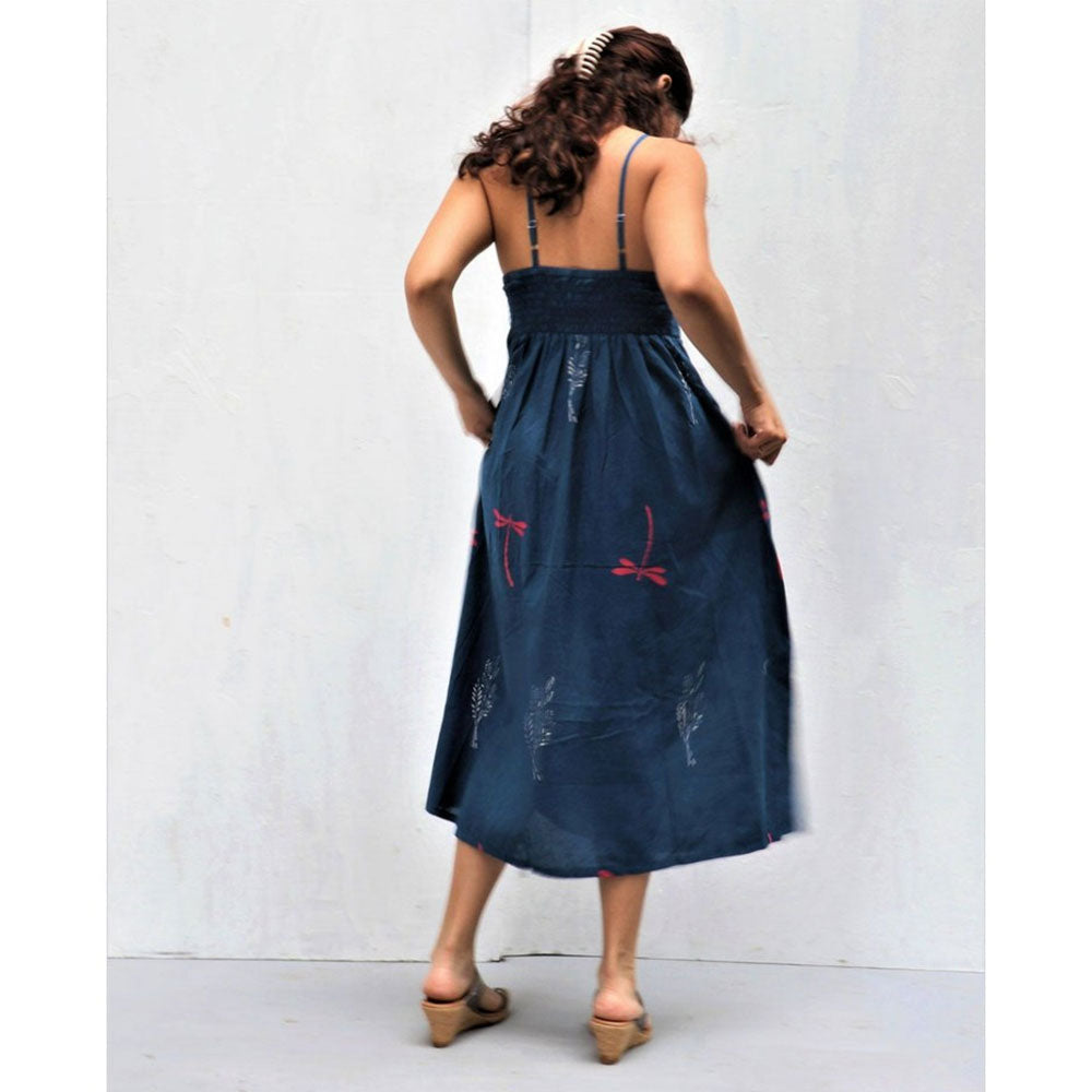 Chidiyaa Midnight Meadow Neelanjali Dress