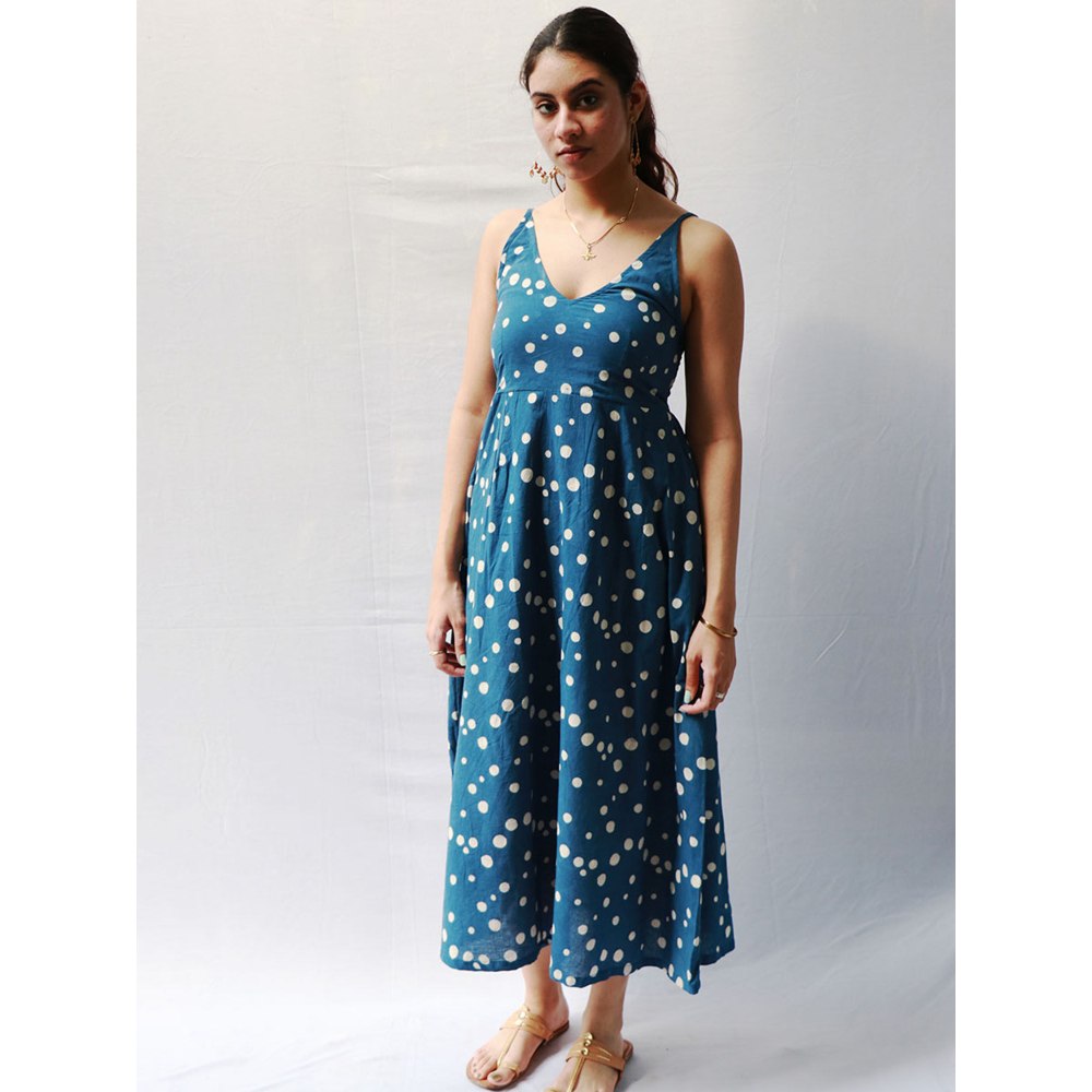 Chidiyaa Clare Cotton Dress - Polka