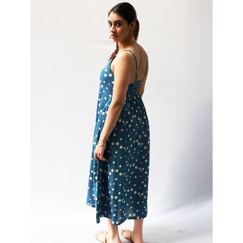 Chidiyaa Clare Cotton Dress - Polka