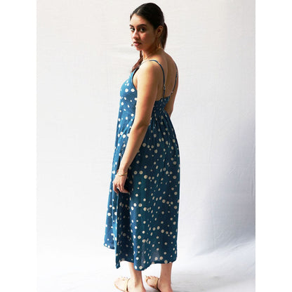 Chidiyaa Clare Cotton Dress - Polka